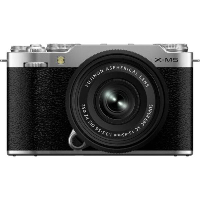 Цифровая беззеркальная фотокамера Fujifilm X-M5 Kit XC 15-45mm f/3.5-5.6 OIS PZ Silver 16900771