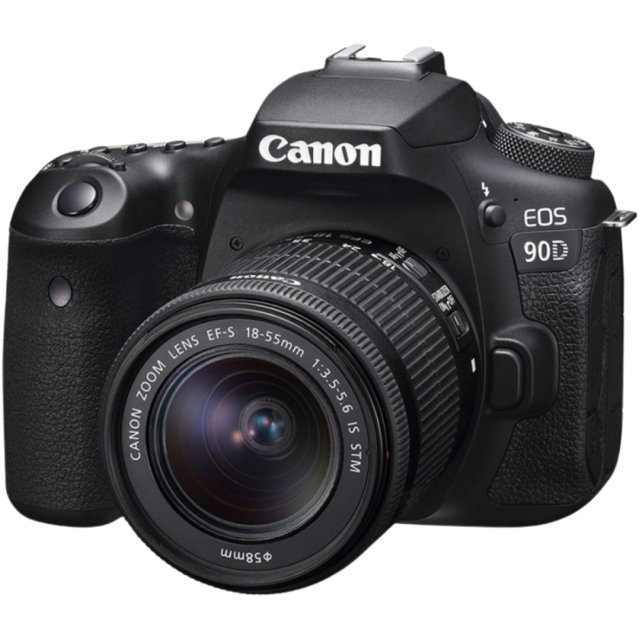 Цифровая зеркальная фотокамера Canon EOS 90D + объектив 18-55 IS STM (3616C030AA)