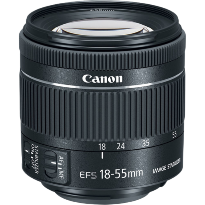 Объектив Canon EF-S 18-55mm f/4-5.6 IS STM Black 1620C005
