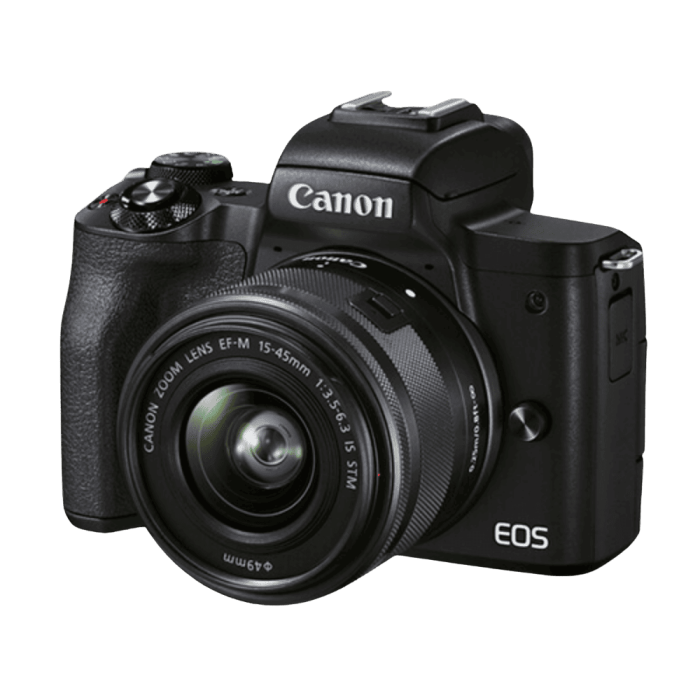 Цифрова фотокамера Canon EOS M50 Mk2 Kit + 15-45 IS STM Black (4728C043)