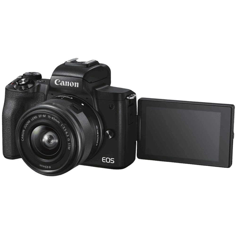 Цифрова фотокамера Canon EOS M50 Mk2 Kit + 15-45 IS STM Black (4728C043)