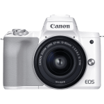 Цифрова фотокамера Canon EOS M50 Mk2 Kit + 15-45 IS STM White (4729C028)