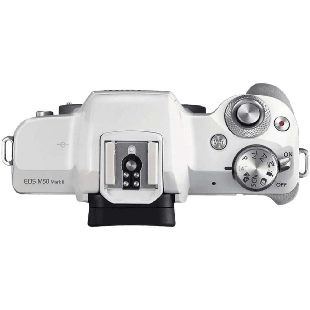 Цифрова фотокамера Canon EOS M50 Mk2 Kit + 15-45 IS STM White (4729C028)