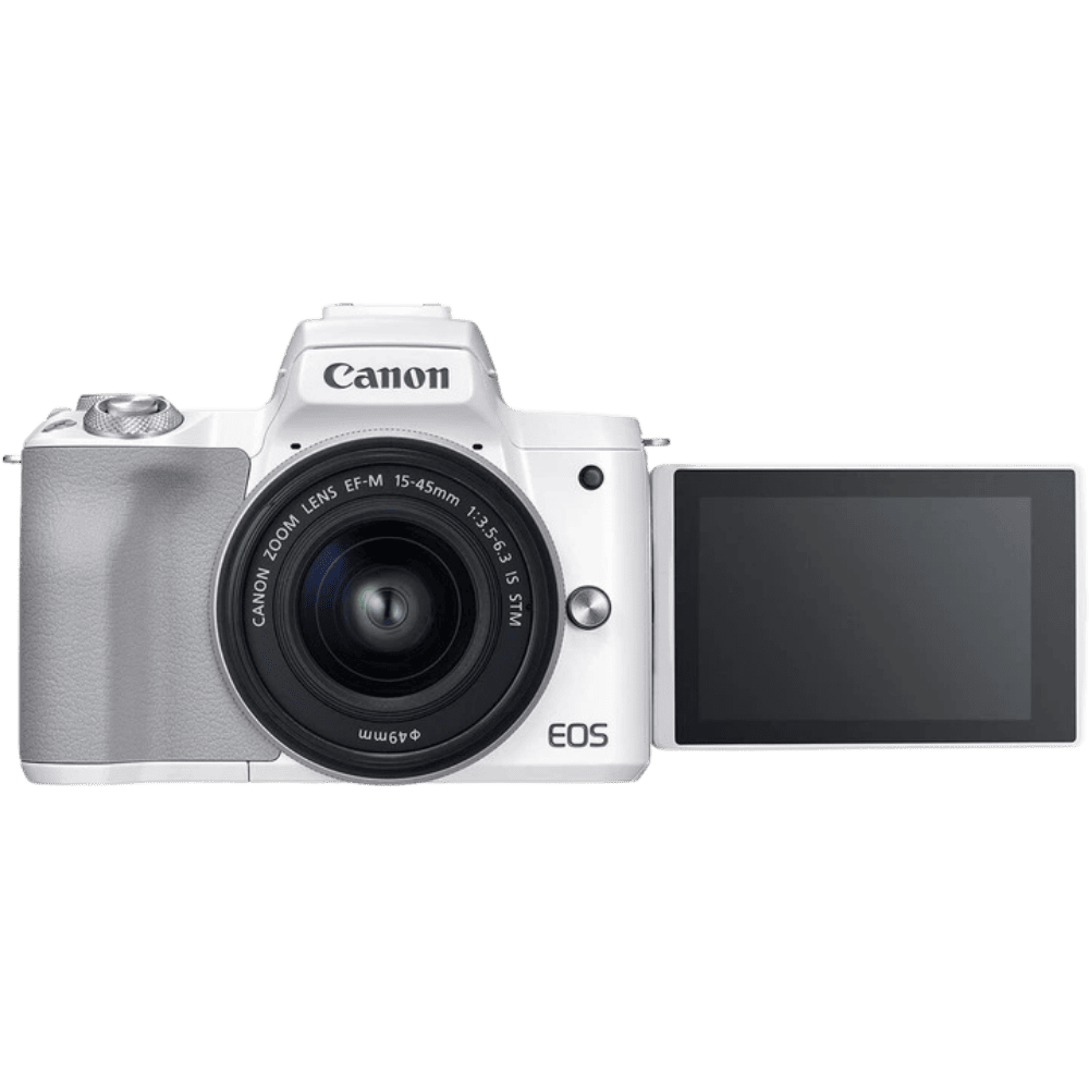 Цифрова фотокамера Canon EOS M50 Mk2 Kit + 15-45 IS STM White (4729C028)