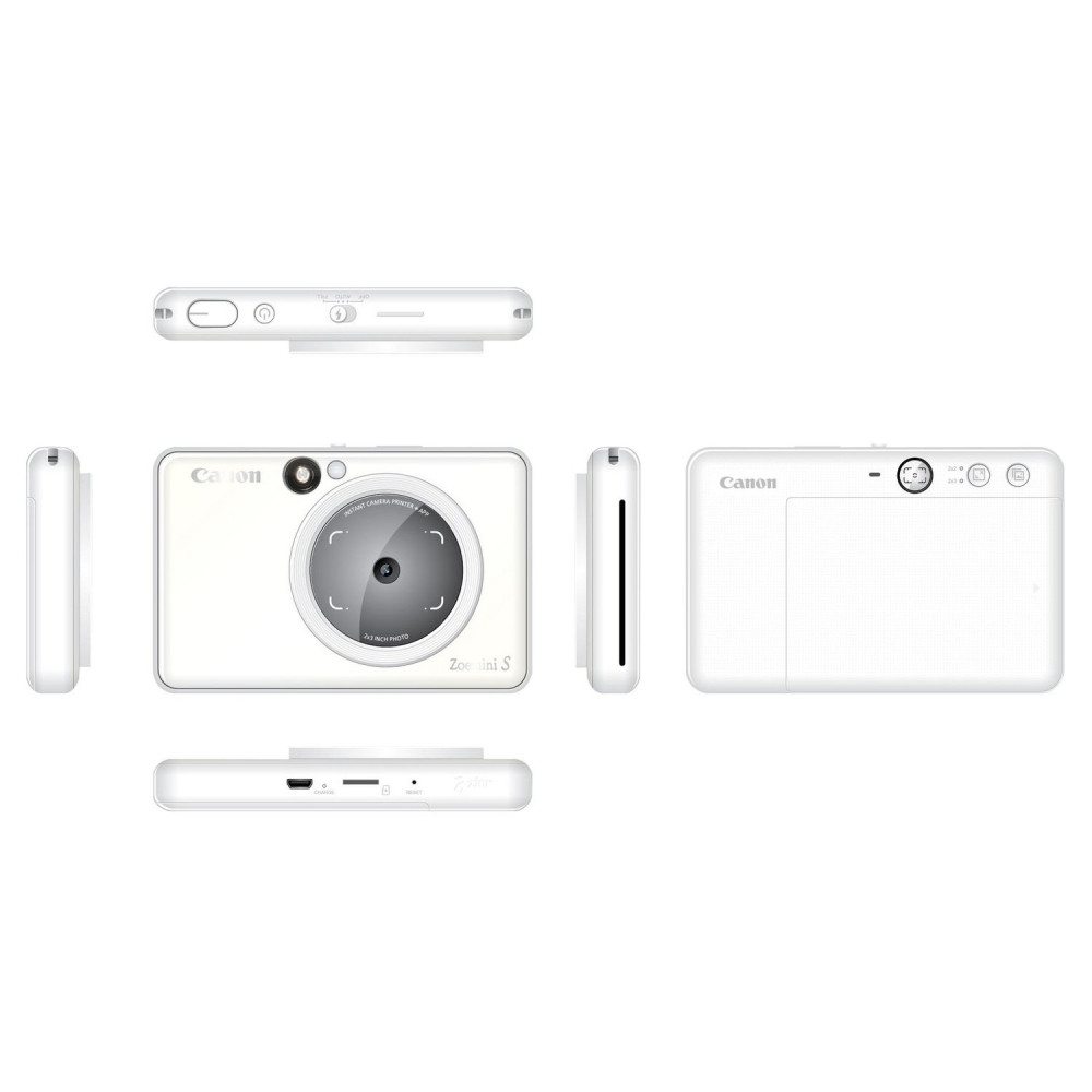 Портативная Камера принтер Canon Zoemini S Pear lWhite Essential Kit (3879C014)