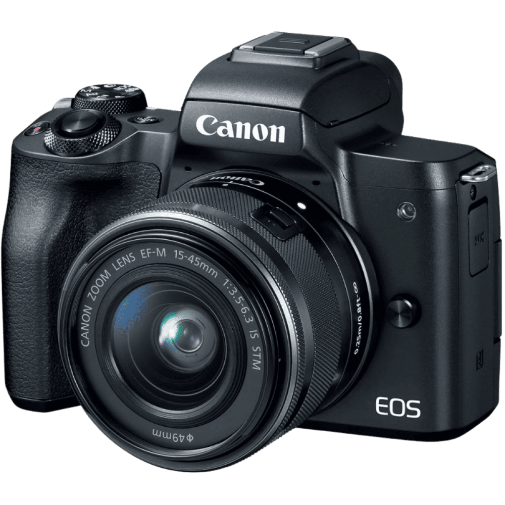 Цифрова фотокамера Canon EOS M50 Kit + 15-45 IS STM Black (2680C060)