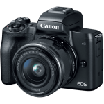 Цифрова фотокамера Canon EOS M50 Kit + 15-45 IS STM Black (2680C060)