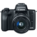 Цифрова фотокамера Canon EOS M50 Kit + 15-45 IS STM Black (2680C060)