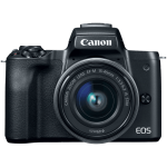 Цифрова фотокамера Canon EOS M50 Kit + 15-45 IS STM Black (2680C060)