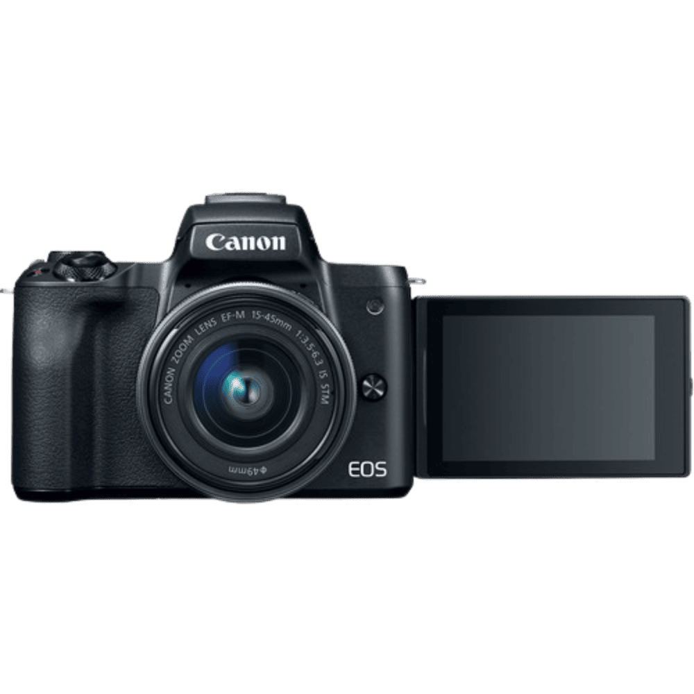 Цифрова фотокамера Canon EOS M50 Kit + 15-45 IS STM Black (2680C060)