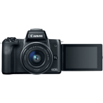 Цифрова фотокамера Canon EOS M50 Kit + 15-45 IS STM Black (2680C060)