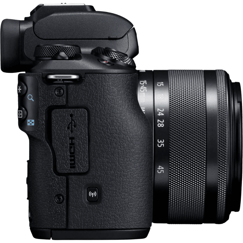 Цифрова фотокамера Canon EOS M50 Kit + 15-45 IS STM Black (2680C060)