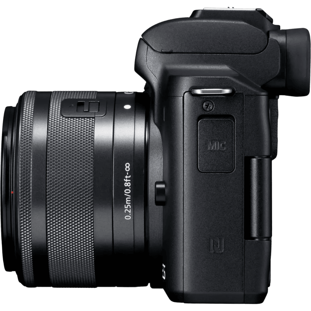 Цифрова фотокамера Canon EOS M50 Kit + 15-45 IS STM Black (2680C060)