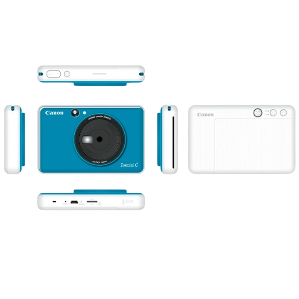 Портативная Камера Принтер Canon ZOEMINI C CV123 Seaside Blue (3884C008)