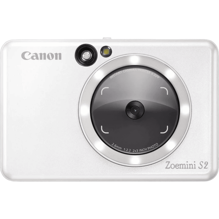 Портативная камера-принтер Canon ZOEMINI S2 ZV223 White (4519C007)