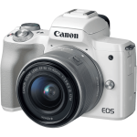 Цифровая фотокамера Canon EOS M50 Kit + 15-45 IS STM White (2681C057)