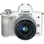 Цифровая фотокамера Canon EOS M50 Kit + 15-45 IS STM White (2681C057)