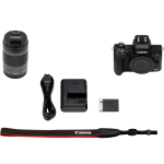Цифровая фотокамера Canon EOS M50 Kit + 18-150 IS STM Black (2680C056)