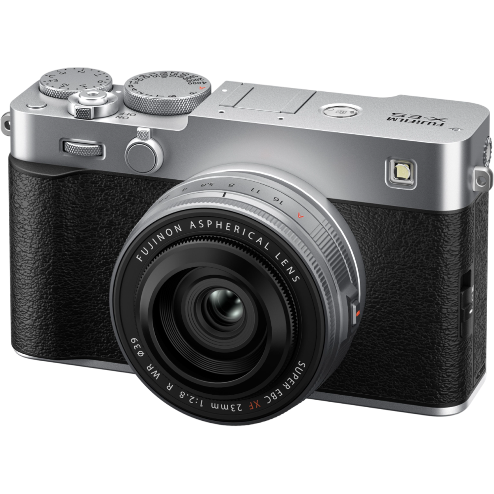 Цифровая беззеркальная фотокамера Fujifilm X-E5 Kit XF 23mm f/2.8 R WR Silver 16949492