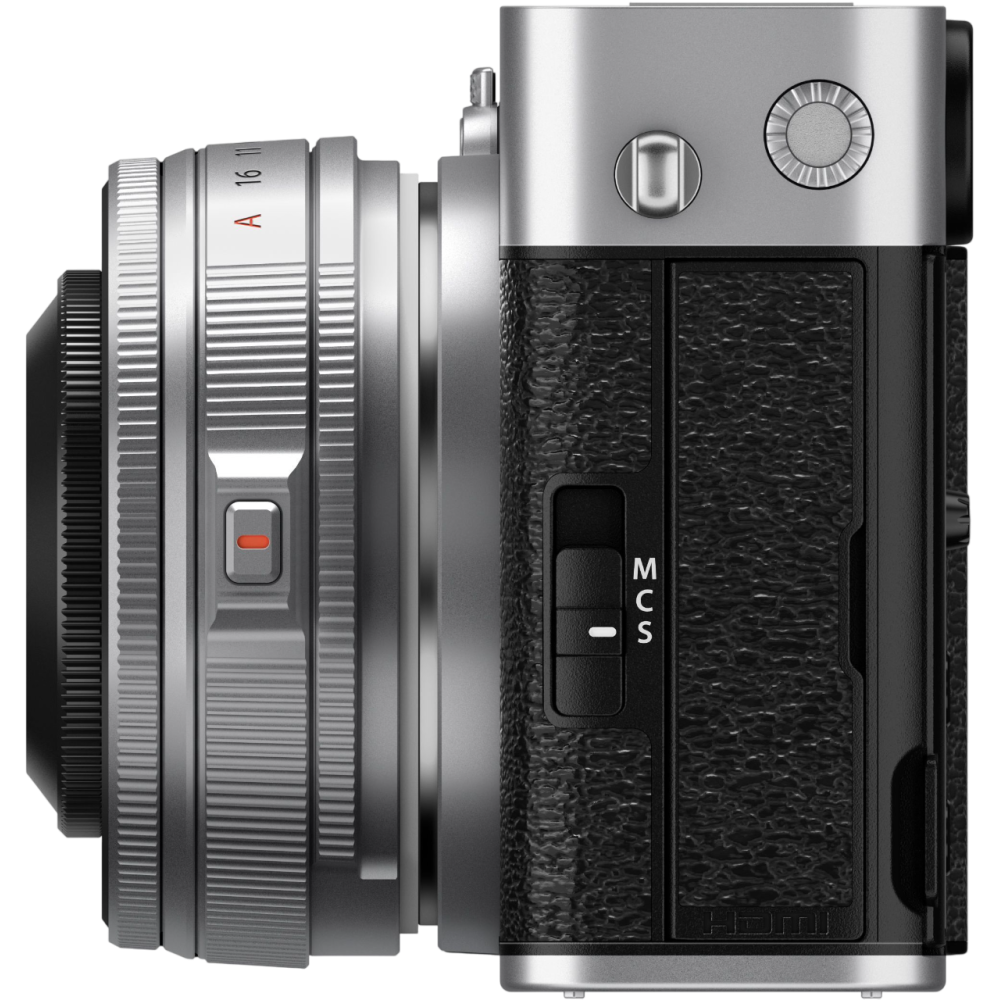 Цифровая беззеркальная фотокамера Fujifilm X-E5 Kit XF 23mm f/2.8 R WR Silver 16949492