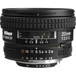 Объектив Nikon 20mm f/2.8D AF (JAA127DA)