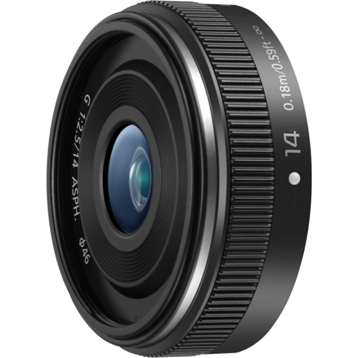 Объектив Panasonic Lumix G H-H014AE-K Micro 4/3 Lens 14mm F/2.5