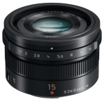 Объектив Panasonic H-X015E-K Micro 4/3 Lens 15mm f/1.7 ASPH Black