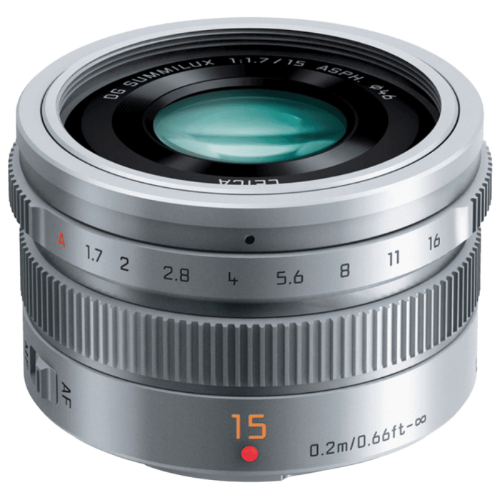 Объектив Panasonic Lumix G H-X015E-S Leica DG SUMMILUX Micro 4/3 Lens 15mm F/1.7 ASPH