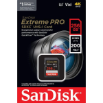 Карта пам'яті SanDisk 256 GB SDXC UHS-I U3 V30 Extreme PRO SDSDXXD-256G-GN4IN
