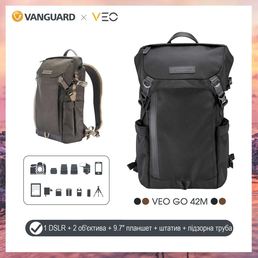 Рюкзак Vanguard VEO GO 42M Black (VEO GO 42M BK) DAS301099