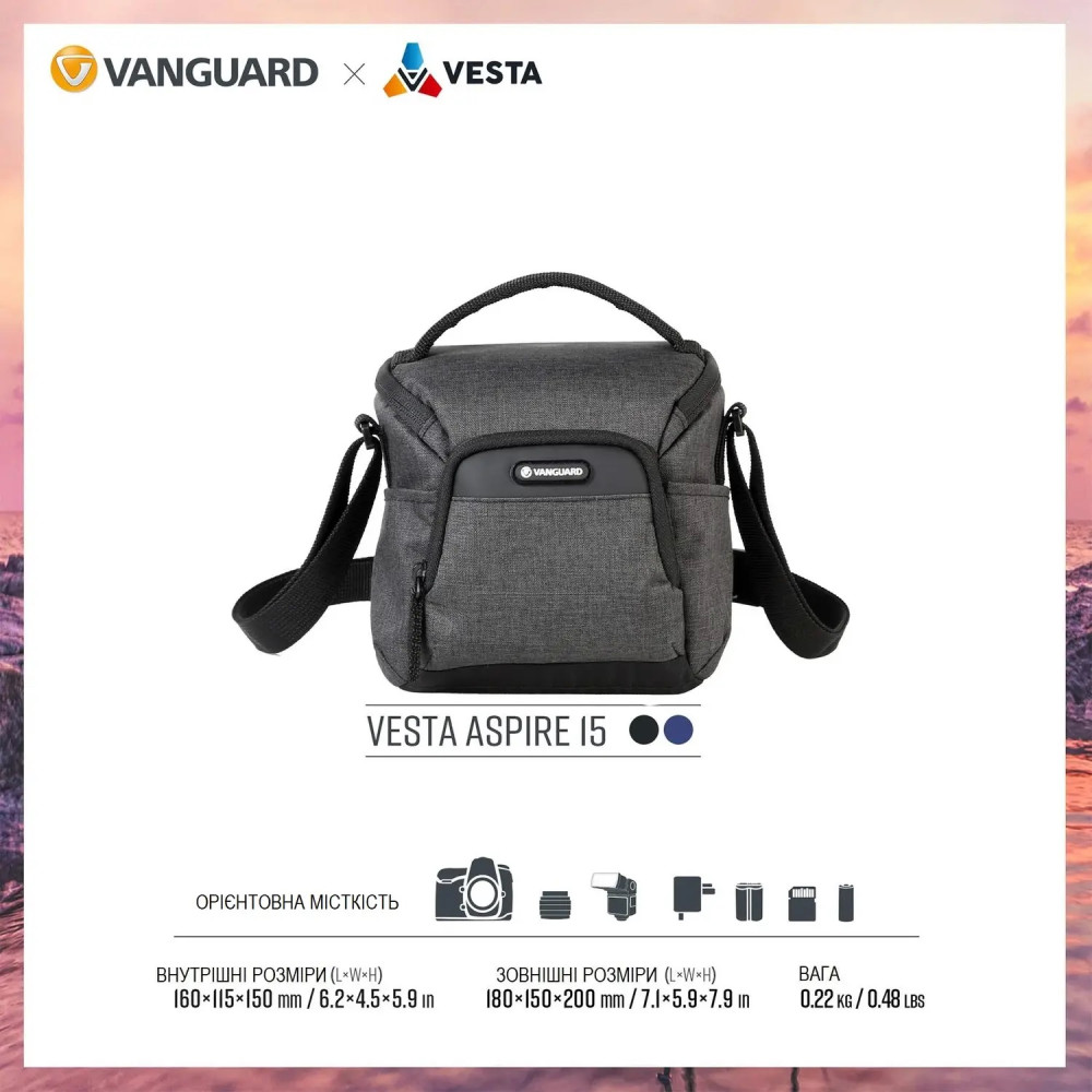 Сумка Vanguard Vesta Aspire 15 Gray (Vesta Aspire 15 GY) DAS301102