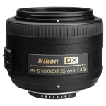 Объектив Nikon 35mm f/1.8G AF-S DX Nikkor JAA132DA