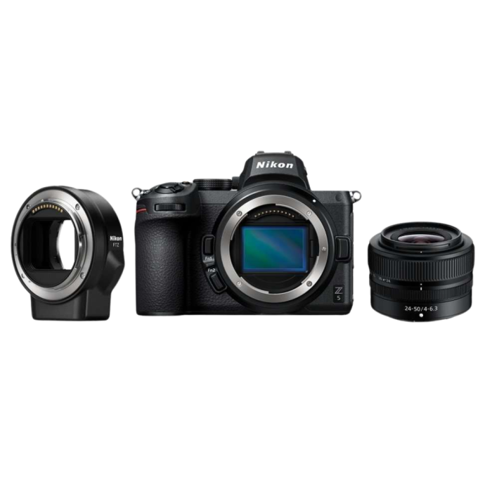 Цифровая фотокамера Nikon Z5 Kit 24-50 f/4-6.3 + FTZ Mount Adapter (VOA040K003)