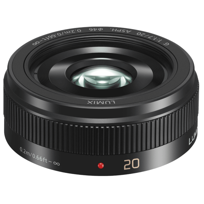 Объектив Panasonic H-H020AE-K Micro 4/3 Lens 20mm F1.7 ASPH Metal body Black