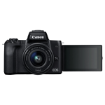 Цифровая фотокамера Canon EOS M50 Kit + 15-45 IS STM + 22 STM Double Black