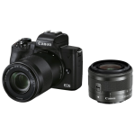 Цифровая фотокамера Canon EOS M50 Mark II Kit + 15-45 IS STM + 55-200 IS STM Black