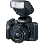 Цифровая фотокамера Canon EOS M50 Mark II Kit + 15-45 IS STM + 55-200 IS STM Black