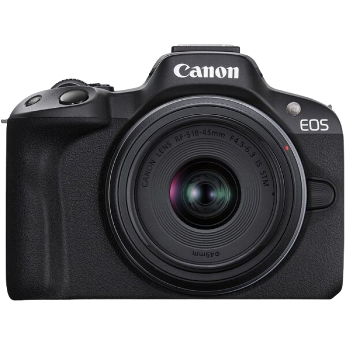 Цифрова фотокамера Canon EOS R50 + RF-S 18-45 IS STM Black (5811C033)