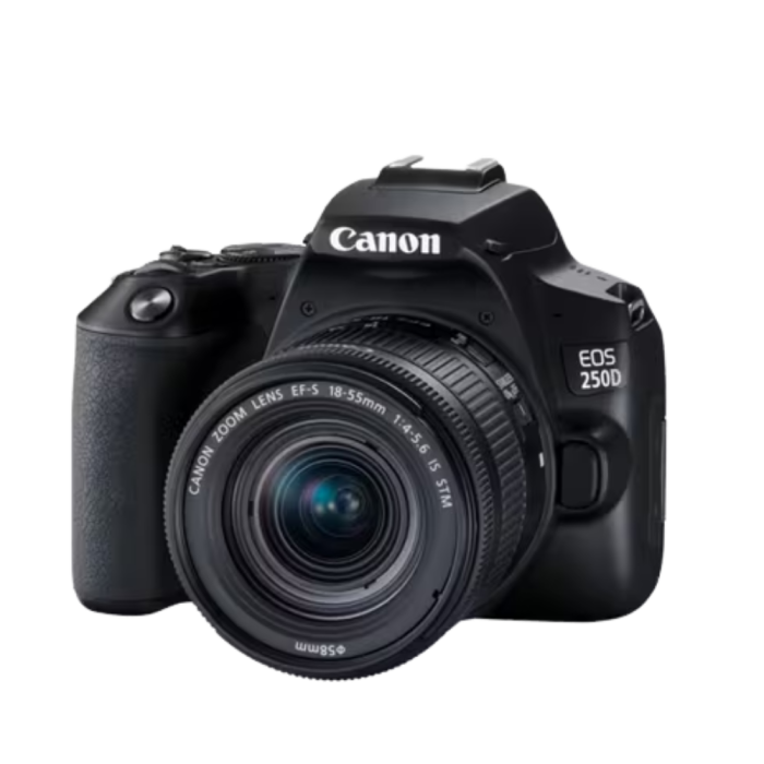 Цифровая зеркальная фотокамера Canon EOS 250D Kit 18-55 f/4-5.6 IS STM Black (3454C007)