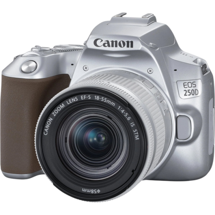 Цифр. фотокамера дзеркальна Canon EOS 250D kit 18-55 IS STM Silver 3461C003
