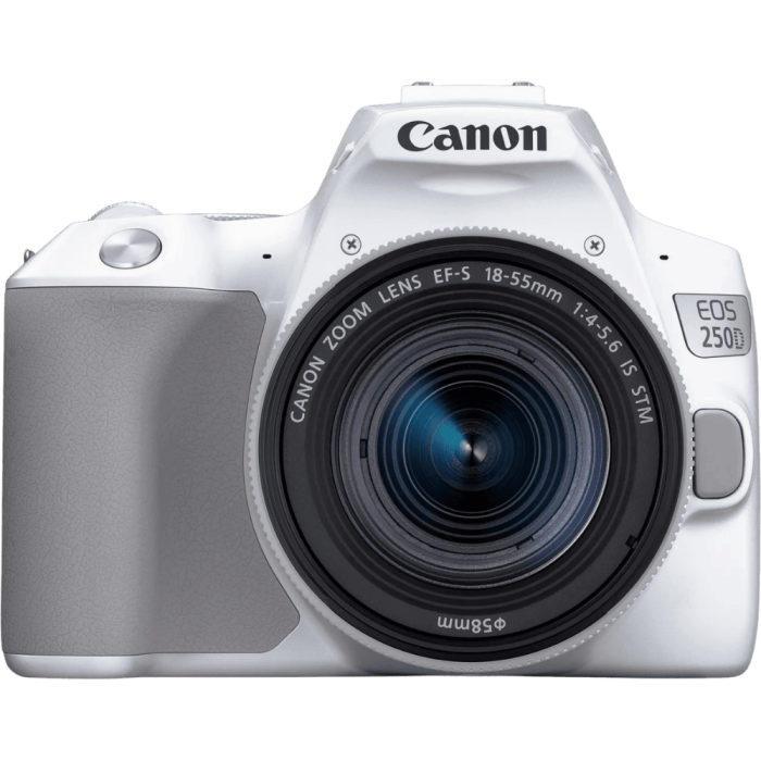 Цифр. фотокамера дзеркальна Canon EOS 250D kit 18-55 IS STM White 3458C003