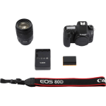 Цифровая фотокамера Canon EOS 80D + объектив 18-135 IS nano USM Kit 1263C040