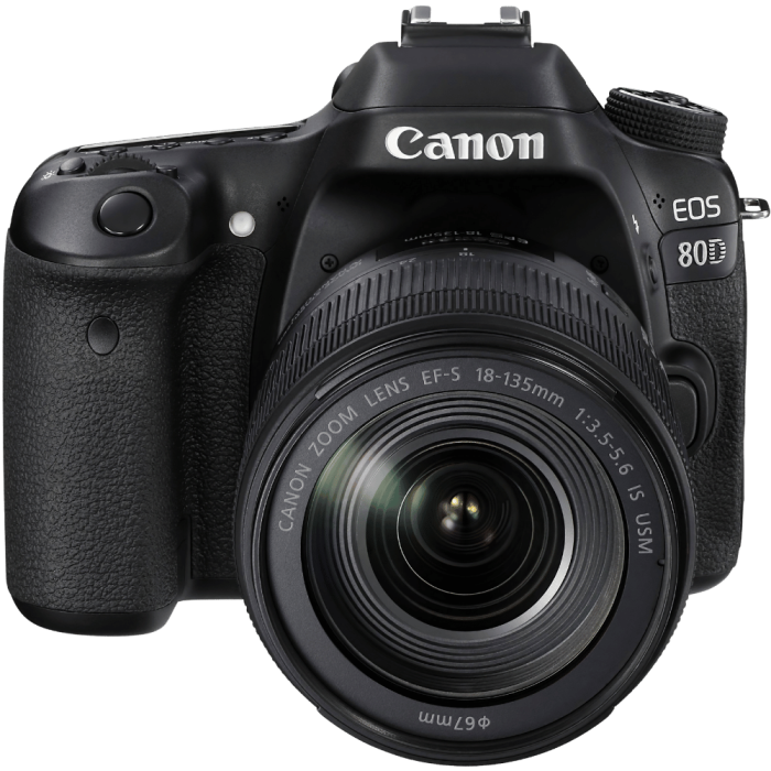 Цифровая фотокамера Canon EOS 80D + объектив 18-135 IS nano USM Kit 1263C040