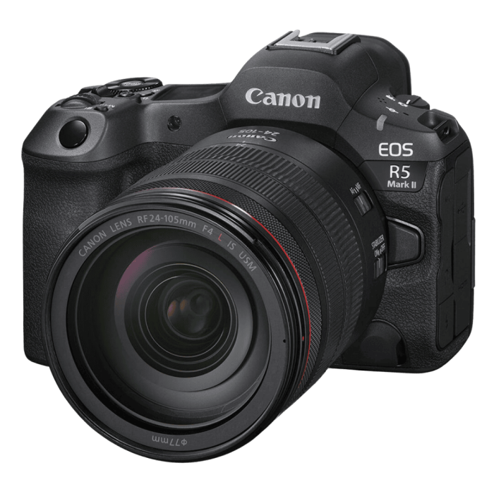 Цифровая фотокамера Canon EOS R5 Mark II 5GHZ Kit + RF 24-105mm f/4 L IS USM (6536C029)