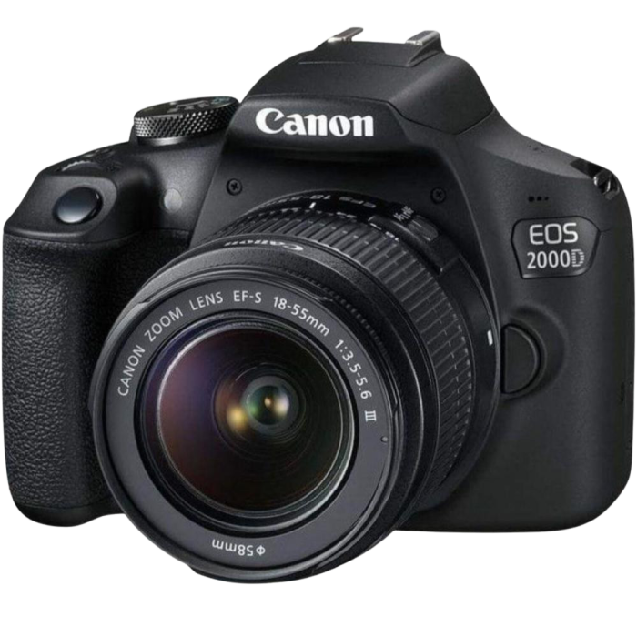 Цифровая зеркальная фотокамера Canon EOS 2000D Kit 18-55mm f/3.5-5.6 DC III (2728C007)