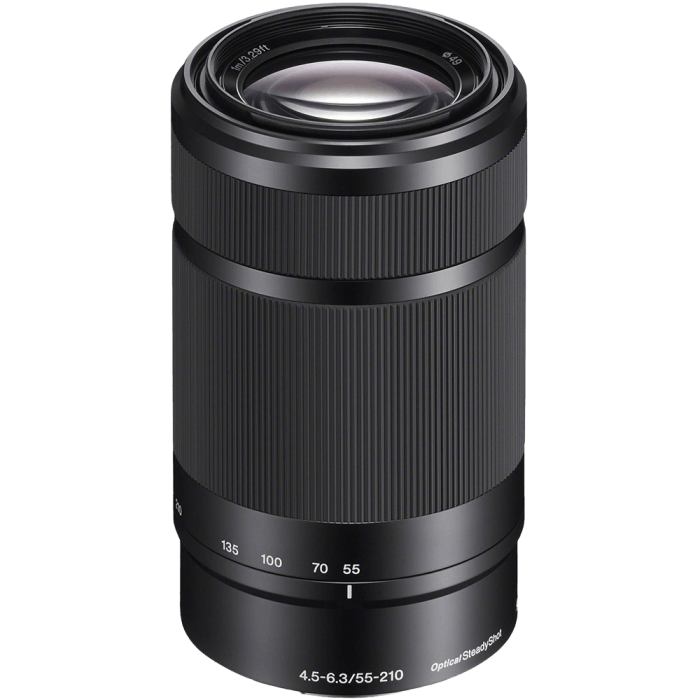 Объектив Sony 55-210mm Black , f/4.5-6.3 для камер NEX SEL55210B.AE