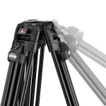 Nitrotech 612 голова и 645 Fast Twin штатив алюминиевый - Manfrotto MVK612TWINFA