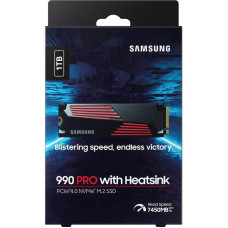 Накопичувач SSD Samsung M.2 1TB PCIe 4.0 990PRO + радіатор