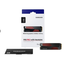 Накопичувач SSD Samsung M.2 4TB PCIe 4.0 990PRO + радіатор