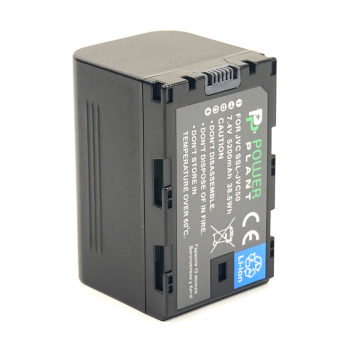 Аккумулятор PowerPlant JVC SSL-JVC50 5200mAh